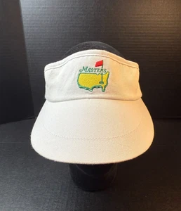 Masters American Nadel Sonnenblende Golf weiß verstellbar Hut - Bild 1 von 9