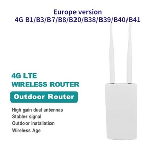 4G LTE Wireless Router With SIM Card Slot 300Mbps Unlocked Wireless Mobile Wi FY - Afbeelding 1 van 30