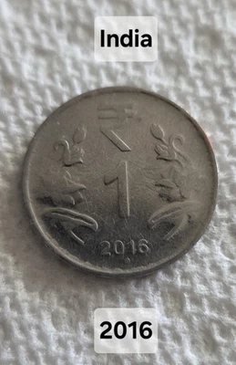 India 2016 1Rupee Coin. Page Filler. - Image 1 of 2