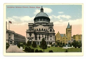 Postal a color de la Iglesia de la Ciencia Cristiana, Boston, MA - Imagen 1 de 2