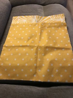  Fundas de Almohada 18 x 18 Autobús Escolar Amarillo/Lino 2 Piezas Nuevas Foto 1 de 4