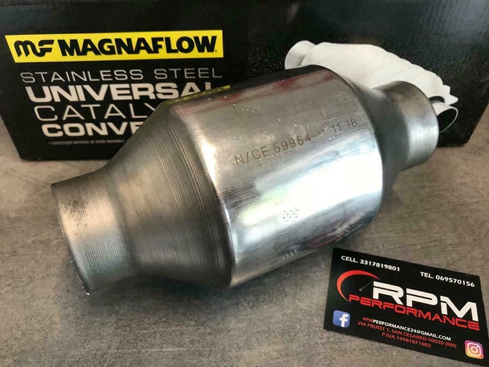 Magnaflow Catalizzatore Kat universale metallico 200 celle - diametro Ø 64mm - Immagine 1 di 1