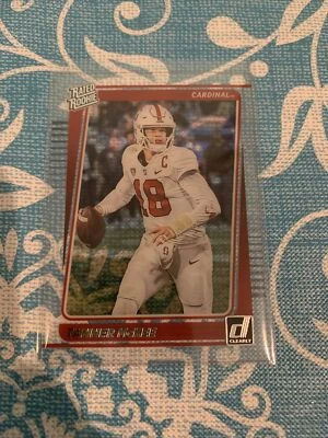 2023 Chronicles Clearly Donruss Tanner McKee Rated Rookie RC No. 48 Eagles  - Image 1 of 2