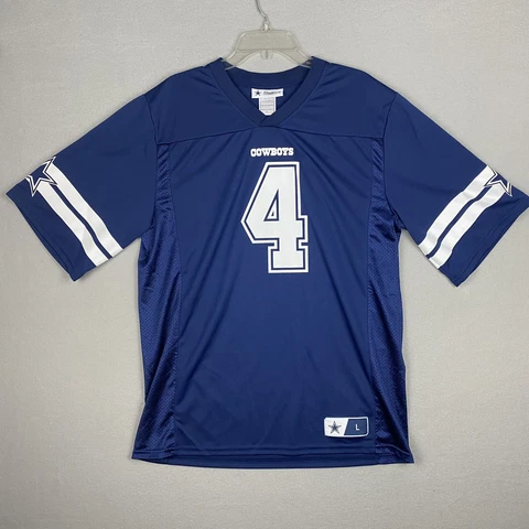 Dallas Cowboys Dak Prescott #4 Mens Size Large Football Shirt Cover