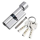 Premium Aluminum Lock Knob Cylinder Enhanced Door Security 3 Keys Provided