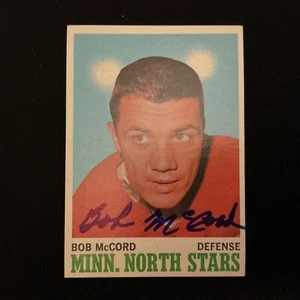 Autographed 1970-71 topps BOB MCCORD. DECEASED 2016 - Picture 1 of 1