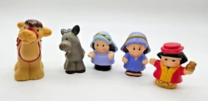Lot of 5 Fisher Price Little People Nativity Animals and People - Picture 1 of 8