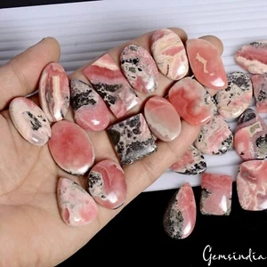 Mezcla de rodocrosita natural de 1100 quilates cabujón suelto sin tratar piedras preciosas de diseñador ~ 28P - Imagen 1 de 5