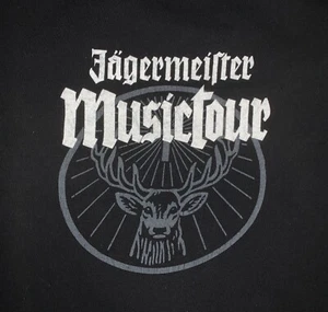 Jagermeister 2003 Music Tour Jagermeifter Men L Large U.S. Ts 707 black T shirt - Picture 1 of 6