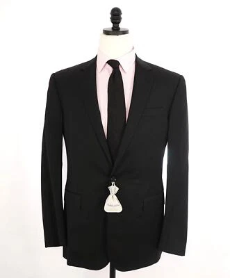 Blazer negro liso $2,695 Ralph Lauren etiqueta púrpura - *grapa de armario* - 42L Foto 1 de 4