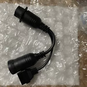 9 Pin Y-Cable to OBD2 II Extension Splitter 9 Pin J1939 Male & Female Trucks 07 - Picture 1 of 4