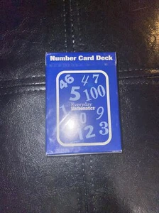 Number Card Deck Everyday Mathematics Flash Cards Math Flashcards Homeschool - Picture 1 of 5