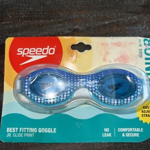Speedo Junior Glide Schwimmbrille Alter 6-14 blau/klar latexfrei Junior - Bild 1 von 6