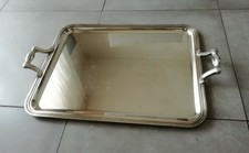 VINTAGE CHRISTOFLE FRANCE GRANDE VASSOIO ARGENTO PLACCATO 63 X 42 ANNI ' 60