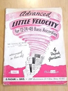 Advanced Little Velocity for 12-24-48 Bass Accordion, Frank Gaviani 1949 - Picture 1 of 1