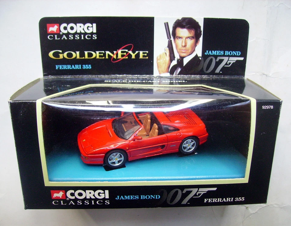 James Bond 007 - FERRARI 355 - GOLDENEYE - Corgi Toys - Photo 1/1