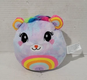 Ours en peluche squishy ours arc-en-ciel 8" Cuddly Crew motif - Photo 1/2