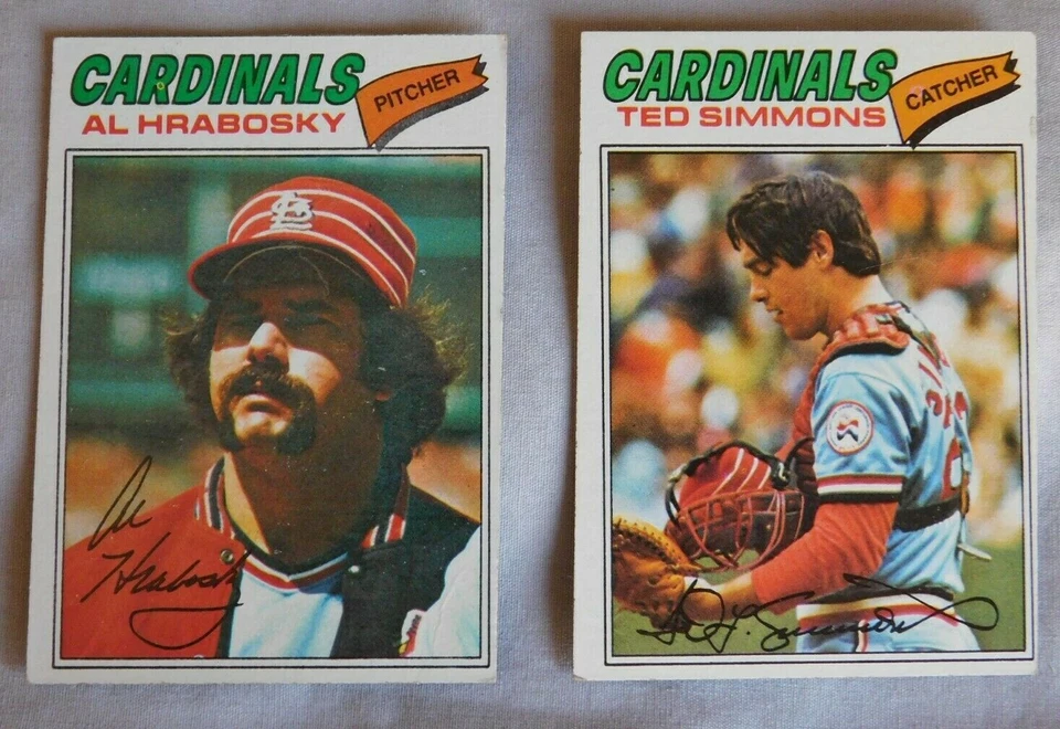 1977 Topps St Louis Cardinals Baseball Card Pick one - Image 1 of 1