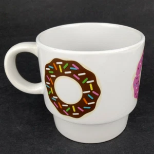 American Atelier DONUT Mug 12 oz Stoneware So Cute! - Picture 1 of 6