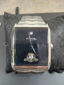 Fossil Twist Arkitekt ME-1017 Watch Men Open Heart Black Dial 50M Automatic - Picture 1 of 4