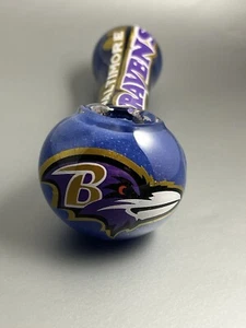 4" GLASS PIPE SMOKING TOBACCO, Baltimore custom Personalized!!! MSG Me!! - Picture 1 of 5