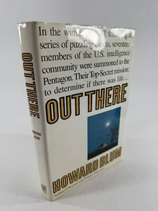 Out There Howard Blum 1990 1st ed HC DJ Book UFO Aliens Government Conspiracy - Imagen 1 de 9