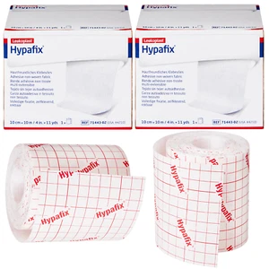New Leukoplast Hypafix Adhesive Non-Woven 4 in. x 10 yds - 6 Rolls (EXP 08/28) - Picture 1 of 4