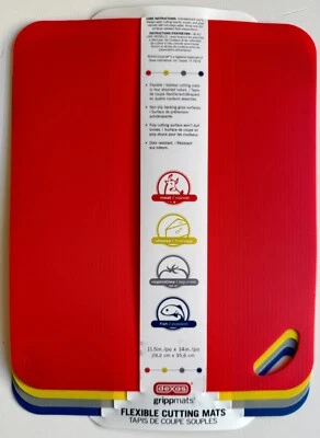 Cutting Board Mat Set Flexible Boards 4-pack - 11.5"x14" 6514PKW - Image 1 of 4