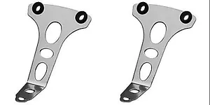 Chrome Spark Plug Wire Separator Holder Tall 2 Wire w/ Grommets 66101 - Picture 1 of 1