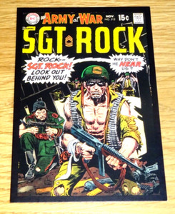 DC COMIC POSTCARD - OUR ARMY AT WAR - SGT ROCK - No.212 - NOVEMBER 1969 - NEW