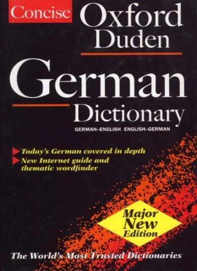 Concise Oxford-Duden German Dictionary: English-German, German-E - Image 1 of 1