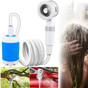 Upgrade Tragbare Camping Dusche 4000mAh Elektrische Duschpumpe zum Wandern Baden - Bild 1 von 17