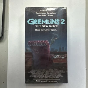 Gremilins 2 The New Batch 1990 VHS Screening Copy Amblin Warner Home Video RARE - Picture 1 of 6