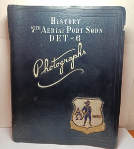 1955 History 7th Aerial Port Squn DET- 6 Air Traffic Photo Album JRRDS - Picture 1 of 24