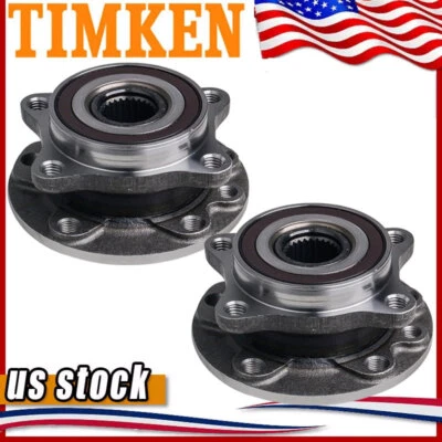 Par de montaje de buje de cojinete de rueda delantera Timken para Chrysler 200 2015-2017 5 tuercas Foto 1 de 4