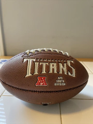 tennesse titan mini football logo Ships Deflated Sharpie On Ball Cover