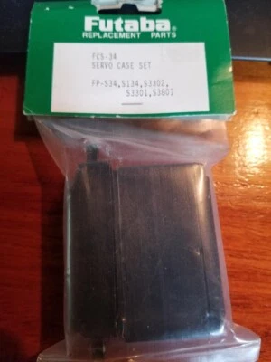 New Futaba FCS-34 FP-S34, S134, S3302, S3301, S3801 Servo Case Set - Imagem 1 de 2