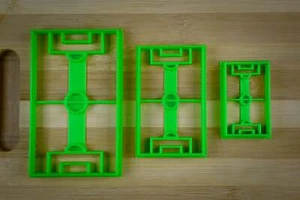 Soccer Field - Football pitch -  football field - Cookie cutter Multi-Size - Picture 1 of 10