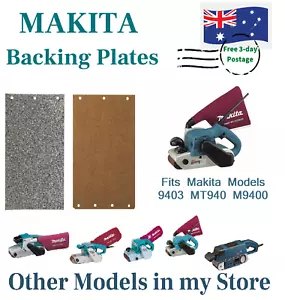 Makita MT940 - M9400 - Cork / Carbon Graphite - Belt Sander Base Plate - Picture 1 of 6