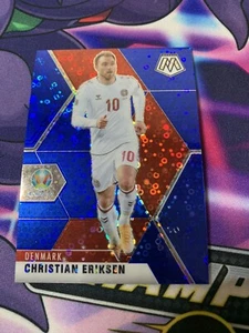 2021 Mosaic UEFA Euro 2020 Christian Eriksen Blue Circles /99 #40 - Picture 1 of 2