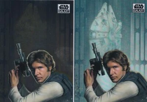 2021 Star Wars Chrome Galaxy Base & Refractor #36 Han Solo - Bild 1 von 1