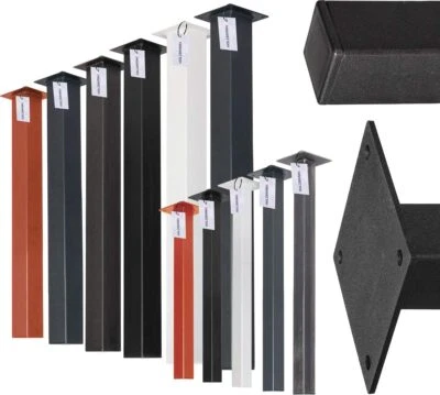 Tischgestell Tischbein Untergestell 40x40mm Tischkufen Quadratrohr Tischfuß - Bild 1 von 4