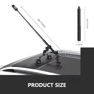 For Insta360 ONE X4 X3 X2 DJI Panoramic Camera Car SuctionCup Mount+Selfie Stick - Picture 1 of 8