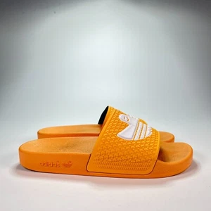 Adidas Mark Gonzales Shmoofoil Slide hazy orange weiß Logo Slides Herren Größe 9 - Bild 1 von 10