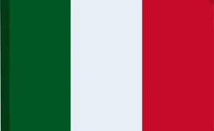 BANDIERA ITALIA con asola 50X70, PICCOLO DIFETTO,elezioni,tricolore,calcio, - Foto 1 di 3