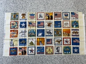 Home of the Brave Fabric Panel Dan Morris Quilting Treasures Stars Stripes USA - Picture 1 of 6