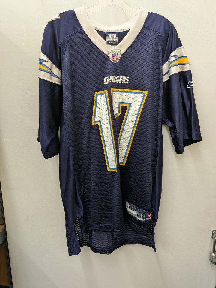 Men's SAN DIEGO CHARGERS PHILIP RIVERS #17 NFL Footbal Shirt Jersey Size M - Image 1 of 4