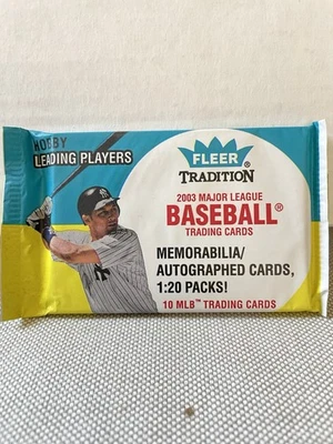 2003 Fleer Tradition MLB Sealed Hobby Pack - Image 1 of 2