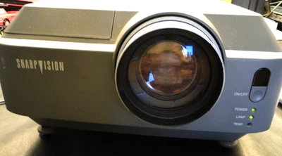Vtg Sharp XV-P15U LCD Projector Sharpvision Movie Projector Home Theater Working - Image 1 of 4