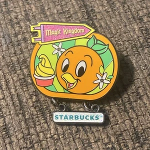 2025 WDW Magic Kingdom Disney Starbucks Exclusive Orange Bird Pin - Bild 1 von 2